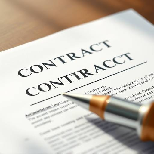 Legal document depicting the terms and conditions